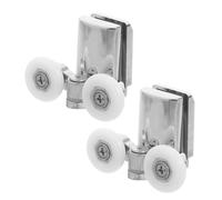 2 Sets Shower Door Wheel Rollers for Bathroom Glass Doors