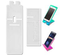 2 Sets Siamese Mobile Phone Stand Resin Mold, AIFUDA Epoxy Resin Casting Phone Holder Silicone Mold for DIY Craft Phone Bracket - Long, Short