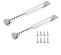 2 Sets Silver 6" Length Gas Strut, 50N/11.2 lb Hydraulic Air Prop Lift Support Cabinet Hinge Kitchen Cabinet Door Air Spring Door Impact Cabinet Hinge