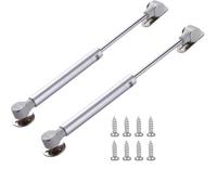 2 Sets Silver 8" Length Gas Strut, 50N/11.2 lb Hydraulic Air Prop Lift Support Cabinet Hinge Kitchen Cabinet Door Air Spring Door Impact Cabinet Hinge
