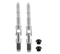 2 Sets Steel Jack Shaft Drop Joint Heavy-duty Support | Integrated Hydraulic Cylinder Seal, Ball Oil Seal, Smooth Pressure Control, 360° Mobility, for Roadside Repair Kits