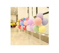 2 Sets Table Balloon Stand Reusable Clear Balloon Holder Stand Kit Support Holder Cup With Stick Base