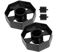 2 Sets Tape Dispenser Core Replacement 36mm Plastic Tape Dispenser Insert Wheel Spare Parts for Office School Home and Shop Use