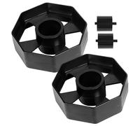 2 Sets Tape Dispenser Core Replacement, 36mm Plastic Tape Dispenser Insert Wheel Spare Parts for Office, School, Home, and Shop Use, Insert Wheel