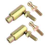 2 Sets Throttle Cable Ends, Carbon Steel 10-32 Female Thread Ball Joint Quick Stops Disconnect Throttle Linkage Cable End Fittings Clamp for Diesel Trucks Repair Kit
