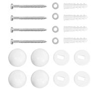 2 Sets Toilet Decorative Screw Caps Replacement Set