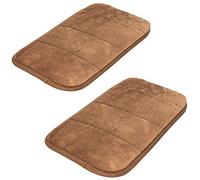 2 Sets Upgrade Computer Wrist Elbow Pad, LINYAPRY Portable Memory Foam Arm Wrist Rest Pillow, Soft and Anti-Slip Wrist Support Mat for Keyboard Desktop Office Gaming - Alleviate Elbow Pain (Brown)