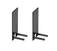 2 Sets Wall Mount Brackets for Bose Lifestyle 650 Surround Sound Speakers Designed for Stable and Space Saving Installation (Black)