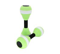 2 Sets Water Dumbbell Weights,Lightweight Aquatic Exercise Dumbells,Water Aerobic Exercise Foam Dumbbells,Pool Dumbbells Soft Swim Dumbbells Water Weights for Pool Exercise (Green)