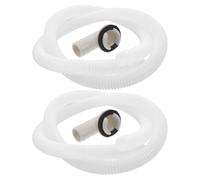 2 Sets Window Air Conditioner Drain Hose Kit with Adapter and Seal | Leak Resistant Connection, Rubber Ring and Plastic Tube, for Condensate Drainage and Installation