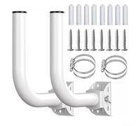 2 Sets Wireless Bridge Bracket Mount for Outdoor Devices, Adjustable Angles for Antennas and Security Cameras