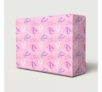 2 Sheets 18th Happy Birthday Wrapping Paper Age 18 Gift Wrap Hooray Pink