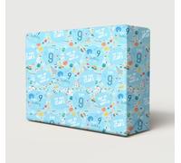 2 Sheets 2 Tags 9th Birthday I'm 9 Space Theme Blue Boy Wrapping Paper Age 9 Cute Fun Astronaut Planets Rockets Design Birthday Blue Giftwrap Male