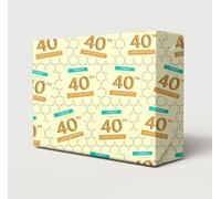 2 Sheets 40th Birthday Wrapping Paper Male Hey It's Your Birthday Age 40 Attractive Giftwrap For Men/Man