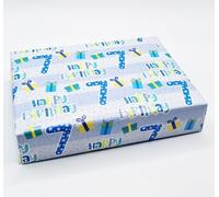 2 Sheets 7th Birthday Boy Wrapping Paper Age 7 Cute Birthday Giftwrap Male Blue (PA)