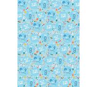 2 Sheets 9th Birthday I'm 9 Space Theme Blue Boy Wrapping Paper Age 9 Cute Fun Astronaut Planets Rockets Design Birthday Blue Giftwrap Male
