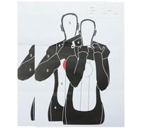 2 Sheets Black Paper Aim Target 17.7x12.6 Inch Reusable Training | Highly Visible Adhesive Sheets, for Archery Sports and Throwing Darts, Easy to Use, One Pack