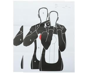 2 Sheets Black Paper Aim Target 17.7x12.6 Inch Reusable Training | Highly Visible Adhesive Sheets, for Archery Sports and Throwing Darts, Easy to Use, One Pack