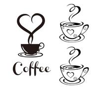 2 Sheets Coffee Wall Stickers, Wall Art Stickers, DIY Wall Decoration Stickers, Kitchen Cafe Wall Stickers, Home Decoration Stickers