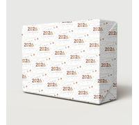2 Sheets Graduation 2026 Congratulations Wrapping Paper Gift Wrap Paper Male/Female/Unisex White Black And Gold New Grad Graduate Giftwrap (PA)