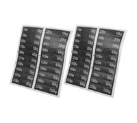 2 Sheets Gym Weight Sticker Labels for Barbell Accessories 2