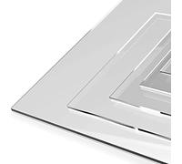 2 Sheets of 3mm A3 Clear Acrylic, (297mm x 420mm), perfect for Craft, DIY, signage and Glass Replacement