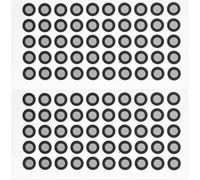 2 Sheets Reflective Film Marking Points Pet Black, for 3d Scanner | High Precision Scanning Use, Simple Structure, Light Weight Sheet Format, Metrology and Inspection Applications