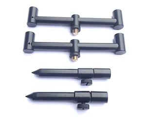 2 SHORT ROD BUZZ BAR SET BLACK 2 x 10-15CM BANK STICKS 2 15CM BARS CARP FISHING