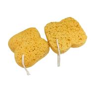 2 Shower Sponge Deep Foam Exfoliating Body Luffer Skin Type Gentle Tool for Smooth Cleansing