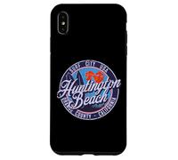 2-Sided Cool Huntington Beach Surf City, Vintage Surf Badge Case for iPhone XS Max