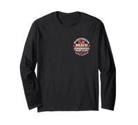 2 Sided Huntington Beach Longboard Surf Club CA Surfer Long Sleeve T-Shirt