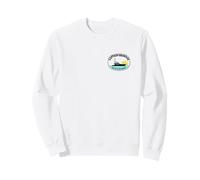 (2 Sided Print) Captain Grandpa My Boat Rules Yacht Boating Sweatshirt