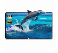 2-Sided Projector Screen 100 Inch, 16:9 4K HD Foldable Anti-Crease Indoor Outdoor Movie Screen, 150 Inch Portable Canvas Screen with Bag for Movie Night, Party, Camping(92 inch 16: 9)