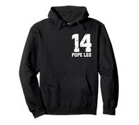 2 Sided Team Pope Leo XIV of Chicago Number 14 Sports Jersey Pullover Hoodie