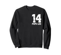 2 Sided Team Pope Leo XIV of Chicago Number 14 Sports Jersey Sweatshirt