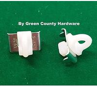 2 Silent Gliss twist and turn curtain track end stops