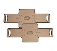 2 Silicone Bread Loaf Pan Liners NonStick Heat Resistant Oven Safe Dishwasher Safe Baking Accessories with Dough Transfer Sling for Bread (Black)