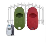 2 Silicone Cover Remote Control Gate, 433.92 MHz Shockproof Case Compatible with CAME Remote Control TOP-432EE., Protective Case Remote Control Garage Door (Fuchsia Green)