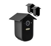 2 Silicone protective case for eufyCam 2C，daunke Outdoor waterproof camera protective case，Home security camera，Scratch-resistant，black