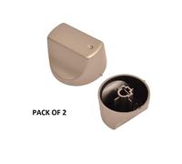 2 Silver Control Switch Knobs for HOTPOINT Hot-Ari ix Oven Cooker SHS53X SHS53XS