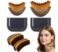 2 Size New Lymphatic Contour Face Brush, Lymphatic Drainage Massager, Naturally Durable Soft Bristles, Ergonomically Designed to Fit The Skin Precisely, Sculpting & Relieve Fatigue