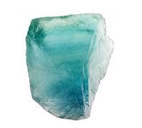 2 Sizes Blue Green Fluorite Pendant, Natural Crystal | two size choices, color, irregular hole, decorative