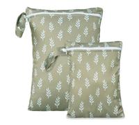 2 Sizes Wet Bags, Waterproof Storage Bag for Baby Diapers and Pump Parts