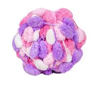 2 Skein Palette Color Chunky Yarn Pomp-A-Doodle Yarn,Pom Yarn Soft Ball Yarn for Crocheting,Plush Yarn for Knitting Blanket Rugs Sweater Bag Cushion (Pink Hotpink Purple)