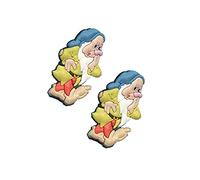 2 Sleepy (Snow White & The Seven Dwarfs) Shoe Charms For Crocs & Jibbitz Wristbands