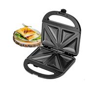 2 Slice Sandwich Toaster Maker 750W - Non-Stick, Easy Clean Toastie Machine with Cut & Seal System, Cool Touch Handle & Auto Temperature Control