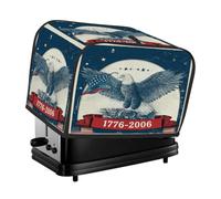 2 Slice Toaster Cover 1776-2026 250th Patriotic Usa Eagle Dust Cover for Bread Machine,Small Kitchen Appliance