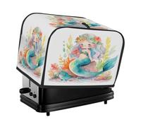 2 Slice Toaster Cover Beautiful Mermaid Colorful Small Appliance Toaster Dust Cover Kitchen Gifts