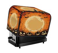 2 Slice Toaster Cover Cartoon Thanksgiving Turkey Pumpkin Dust Cover for Bread Machine,Small Kitchen Appliance