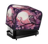 2 Slice Toaster Cover Cute Owl Cherry Blossom Moon Small Appliance Toaster Dust Cover Kitchen Gifts